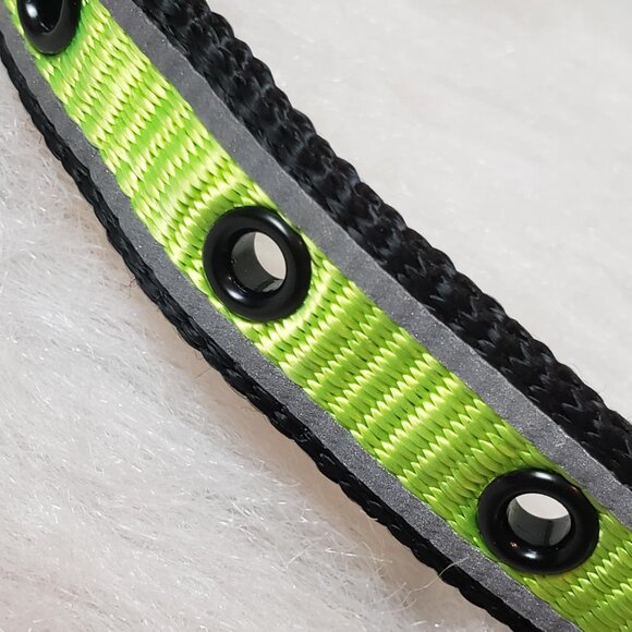 KONG XS/S Green & Black Reflective Dog Collar + 4 Ft Comfort Grip Rope Leash - Picture 6 of 16